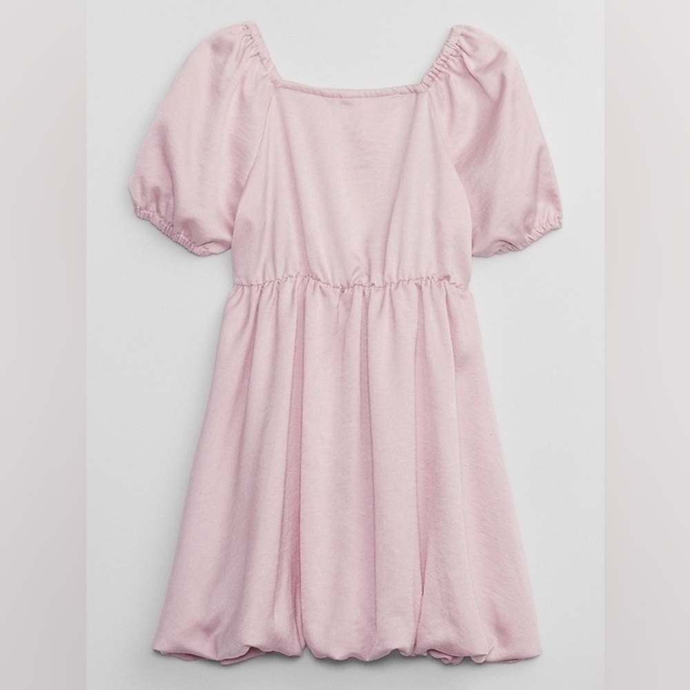 GAP Kids Crepe Puff Sleeve Dress